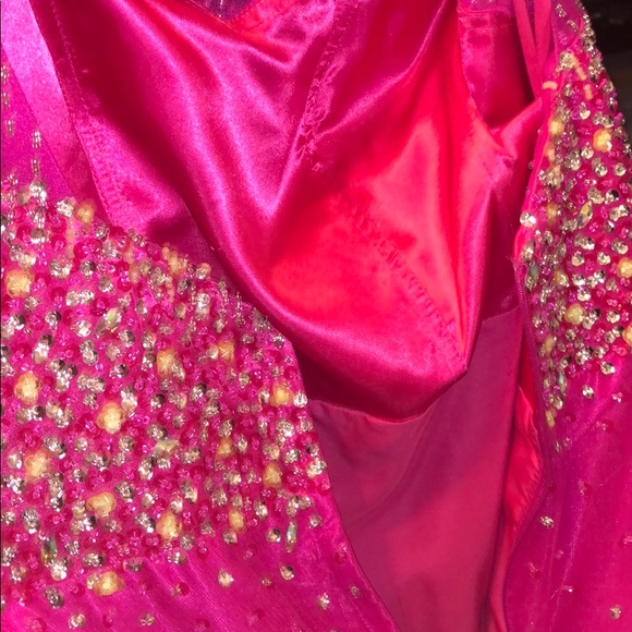 Poofy Pink Prom Dress - Picture 7 of 7